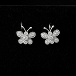 White Gold Butterfly - Flat Lay