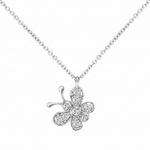 White Gold Butterfly - White BG