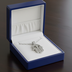 White Gold Hamsa - Jewelry Box
