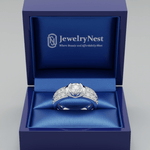 14k Solid Gold Diamond Engagement Ring (1.24.ct.tw) - JewelryNest LLC