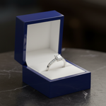 White Round-Princess Ring - Jewelry Box