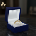 Yellow Gold Diamond Ring - Jewelry Box
