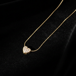 Yellow Gold Heart - Flat Lay