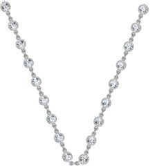 14k Gold All Around Diamond By The Yard Necklace (4.80.cts.tw)