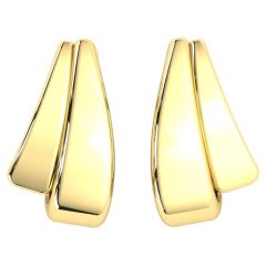 14k Solid Gold Huggie Hoop Earrings (8.0.gr.tw)