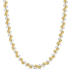 14k Solid Gold Beveled San Marco Necklace (31.05.gr.tw)