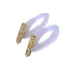 14k Solid Gold Round Caviar Huggie Earrings (4.5.gr.tw)