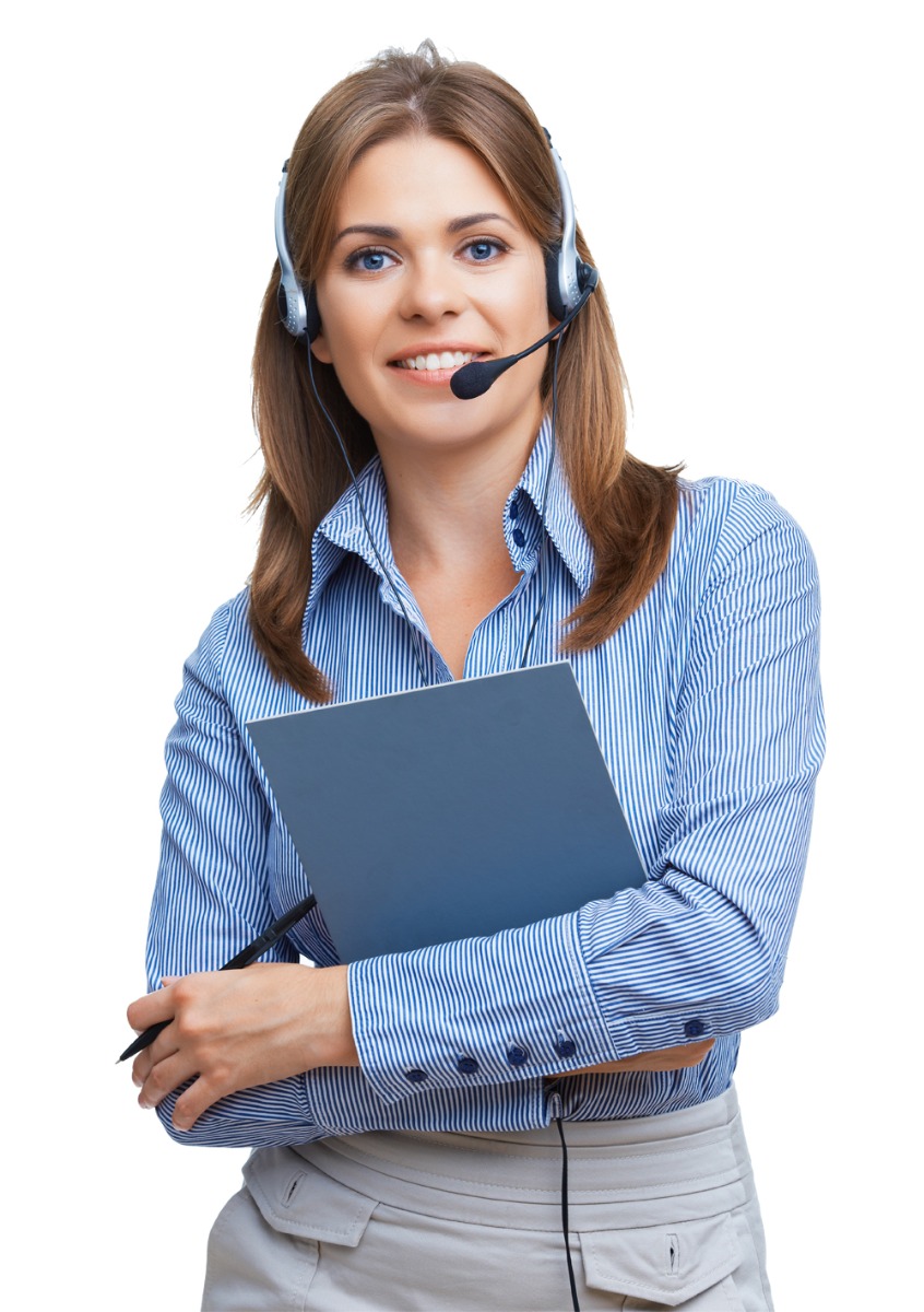 women customer service operator